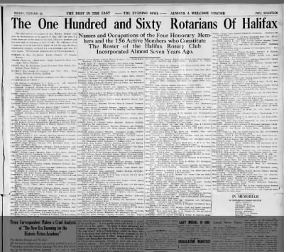 Dr. Frederick Dobson, Rotarian. Office 28 St. Paul Building
