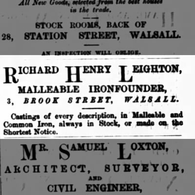 Richard Leighton's first business before salesman